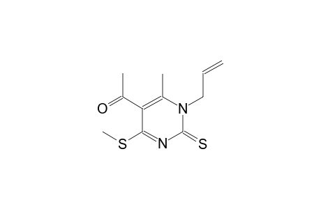 1-[1-allyl-6-methyl-4-(methylsulfanyl)-2-thioxo-1,2-dihydro-5-pyrimidinyl]ethanone