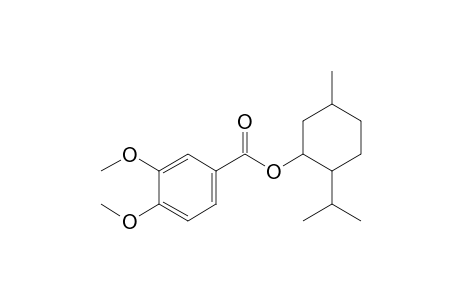 2-Isopropyl-5-methylcyclohexyl 3,4-dimethoxybenzoate