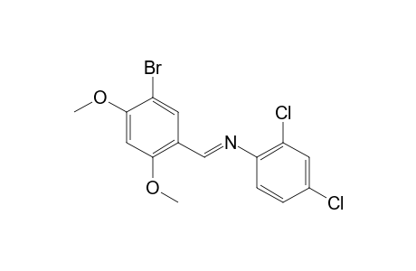 N-[(E)-(5-Bromo-2,4-dimethoxyphenyl)methylidene]-2,4-dichloroaniline