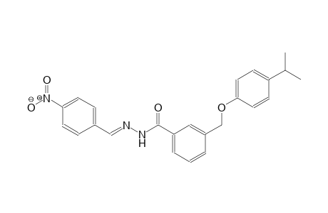 3-[(4-isopropylphenoxy)methyl]-N'-[(E)-(4-nitrophenyl)methylidene]benzohydrazide