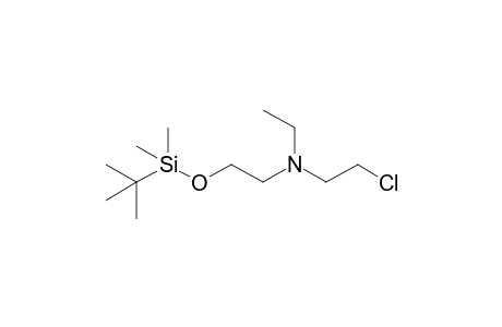 2-(tert-butyldimethylsilyloxy)-N-(2-chloroethyl)-N-ethylethanamine