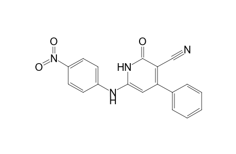 3-Pyridinecarbonitrile, 1,2-dihydro-6-[(4-nitrophenyl)amino]-2-oxo-4-phenyl-