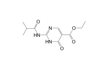 5-pyrimidinecarboxylic acid, 1,6-dihydro-2-[(2-methyl-1-oxopropyl)amino]-6-oxo-, ethyl ester