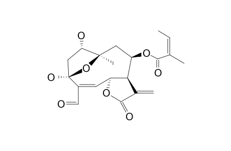 GERMACRA-4Z,11(13)-DIEN-12,6-A-OLIDE,8-B-ANGELOYLOXY-1-A,3-A-DIHYDROXY-3-B,10-B-EPOXY-15-OXO