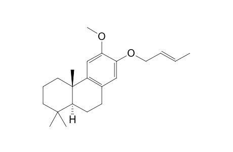 12-Methoxy-13-but-2-enyl-oxy-podocarpa-8,11,13-triene