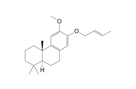 12-Methoxy-13-but-2-enyloxypodocarpa-8,11,13-triene