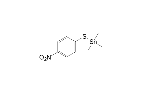 [(p-nitrophenyl)thio]trimethylstannane