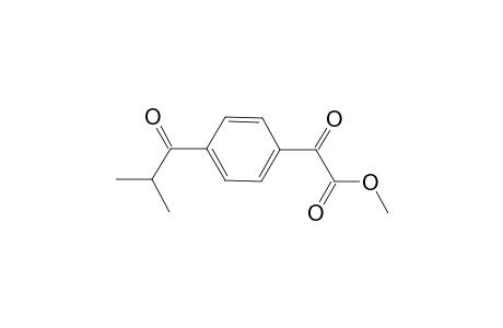 2-(4-isobutyrylphenyl)-2-keto-acetic acid methyl ester