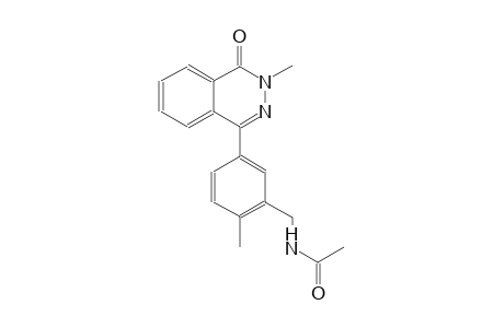 N-[2-methyl-5-(3-methyl-4-oxo-3,4-dihydro-1-phthalazinyl)benzyl]acetamide