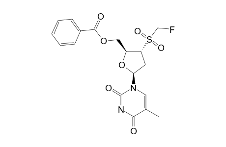 5'-O-BENZOYL-3'-DEOXY-3'-FLUOROMETHYLSULFONYL-THYMIDINE