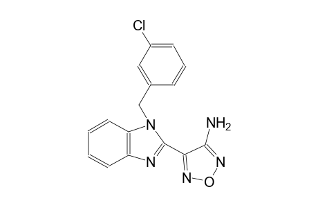 4-[1-(3-chlorobenzyl)-1H-benzimidazol-2-yl]-1,2,5-oxadiazol-3-amine