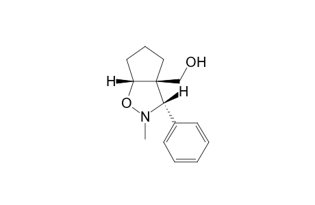 (3S,3aR,6aR)-3a-(Hydroxymethyl)-2-methyl-3-phenylcyclopenta[d]isoxazolidine