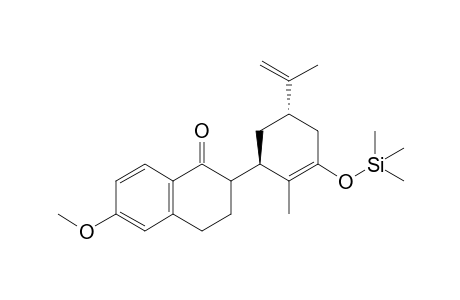 2-{(1R,5S)-5-Isopropenyl-2-methyl-3-[(trimethylsilyl)oxy]-2-cyclohexen-1-yl}-6-methoxy-3,4-dihydro-1(2H)-naphthalenone