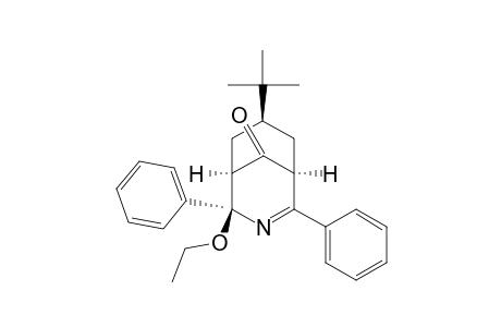 (1.alpha.,4.alpha.,5.alpha.,7.alpha.)-4-Ethoxy-7-(t-butyl)-2,4-diphenyl-3-azabicyclo[3.3.1]non-2-en-9-one