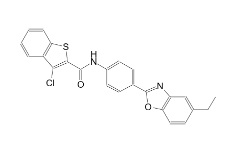 benzo[b]thiophene-2-carboxamide, 3-chloro-N-[4-(5-ethyl-2-benzoxazolyl)phenyl]-