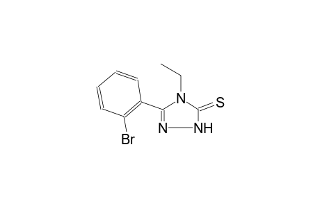 5-(2-bromophenyl)-4-ethyl-2,4-dihydro-3H-1,2,4-triazole-3-thione