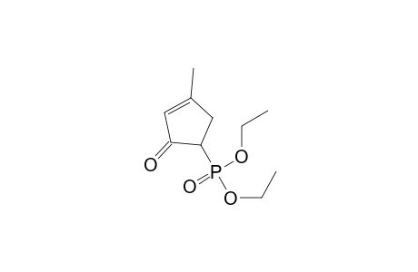 3-Methyl-5-(diethoxyphosphinyl)cyclopent-2-en-1-one