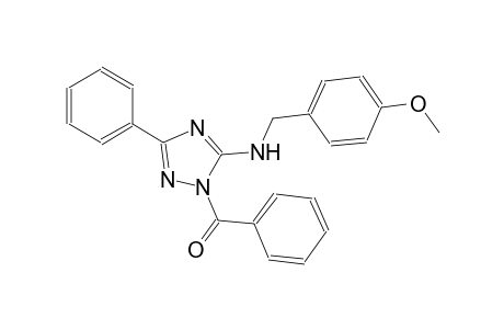 1H-1,2,4-triazol-5-amine, 1-benzoyl-N-[(4-methoxyphenyl)methyl]-3-phenyl-