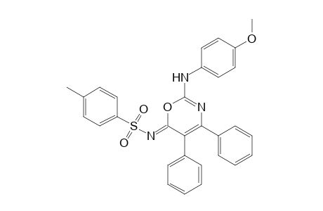 4,5-Diphenyl-2-(p-methoxyphenylamino)-6-(tosylimino)-6H-1,3-oxazine