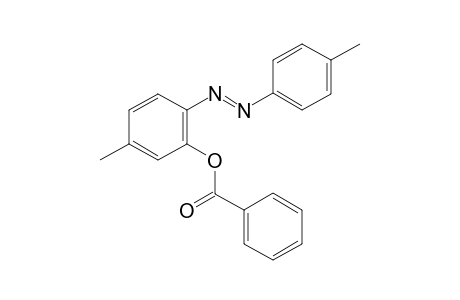 (E)-5-Methyl-2-(p-tolyldiazenyl)phenyl Benzoate