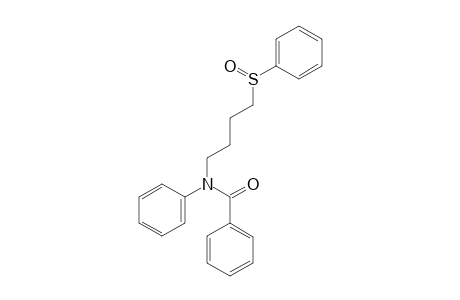 N-Phenyl-N-(4-phenylsulfinylbutyl)benzamide