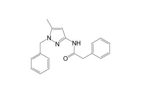 Benzeneacetamide, N-[5-methyl-1-(phenylmethyl)-1H-pyrazol-3-yl]-