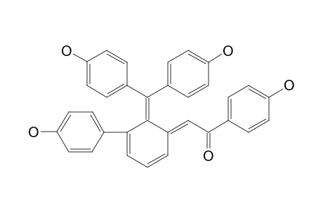 SELAGINELLIN-G;(E)-2-[6-[BIS-(4-HYDROXYPHENYL)-METHYLENE]-5-(4-HYDROXYPHENYL)-CYCLOHEXA-2,4-DIEN-YLIDENE]-1-(4-HYDROXYPHENYL)-ETHANONE