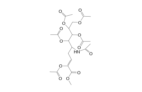 D-manno-Non-2-enonic acid, 5-(acetylamino)-3,4,5-trideoxy-, methyl ester, 2,6,7,8,9-pentaacetate, (Z)-