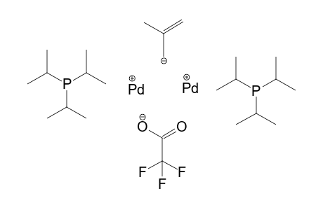 Mu-(2-methylalato)-Mu-(trifluoracetato)-bis(triisopropylphosphan)dipalladium(I)