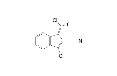 1-(Dichloromethylene)-3-chloroindene-2-carbonitrile