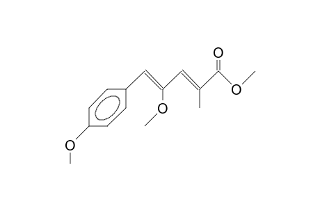 (2E,4E)-4-Methoxy-5-(4-methoxy-phenyl)-2-methyl-penta-2,4-dienoic acid, methyl ester