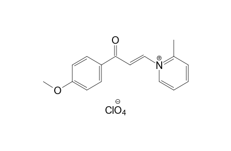 trans-1-[3-(p-methoxyphenyl)-3-oxopropenyl]-2-picolonium perchlorate