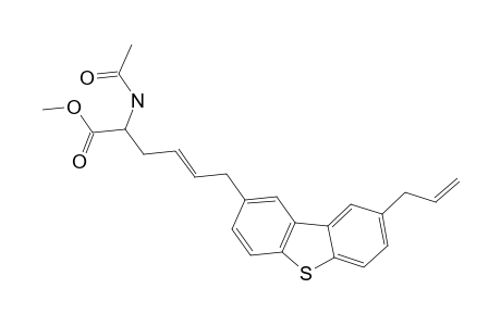 METHYL-(RS)-2-ACETAMIDO-6-(8-ALLYLDIBENZOTHIEN-2-YL)-HEX-4-ENOATE