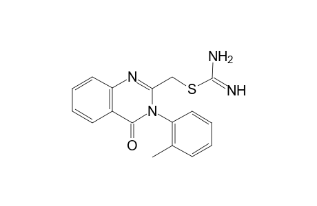 2-[[3-(o-tolyl)-4-oxo-quinazolin-2-yl]methyl]isothiourea
