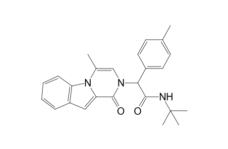 N-(tert-Butyl)-2-(4-methyl-1-oxopyrazino[1,2-a]indol-2(1H)-yl)-2-(p-tolyl)acetamide