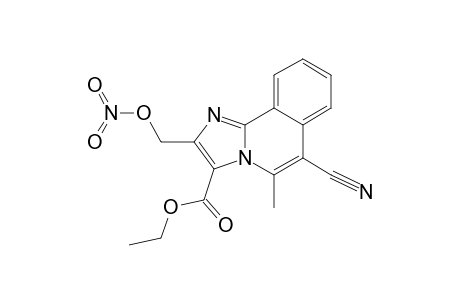 6-CYANO-2-NITROOXYMETHYL-5-METHYLIMIDAZO-[2,1-A]-ISOQUINOLINE-3-CARBOXYLATE