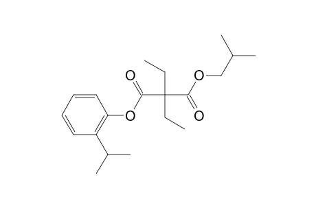 Diethylmalonic acid, isobutyl 2-isopropylphenyl ester