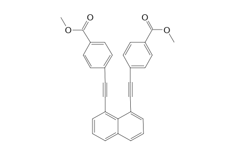 1,8-bis[(<p-Methoxycarbonyl>phenyl)ethynyl]-naphthalene