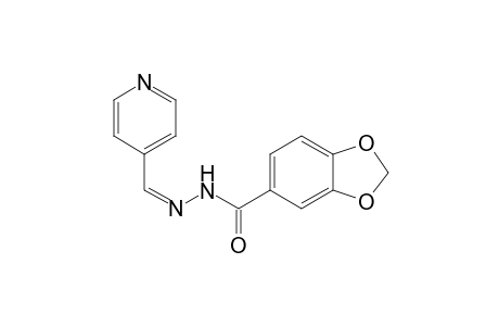 (4'-Pyridinylidene) 3,4-methylenedioxybenzoylhydrazine