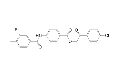 benzoic acid, 4-[(3-bromo-4-methylbenzoyl)amino]-, 2-(4-chlorophenyl)-2-oxoethyl ester