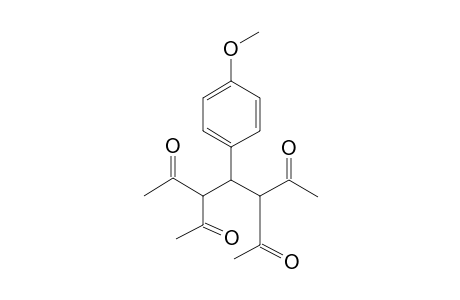 3,5-Diethanoyl-4-(4-methoxyphenyl)heptane-2,6-dione