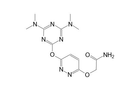acetamide, 2-[[6-[[4,6-bis(dimethylamino)-1,3,5-triazin-2-yl]oxy]-3-pyridazinyl]oxy]-