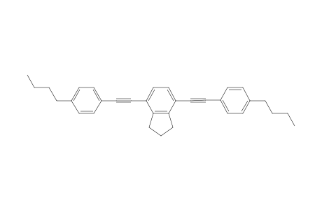 4,7-bis-(4-n-butyl-phenylethynyl)-indane