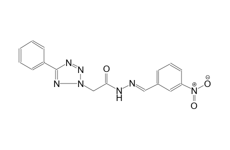 N'-[(E)-(3-Nitrophenyl)methylidene]-2-(5-phenyl-2H-tetraazol-2-yl)acetohydrazide