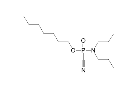 Heptyl dipropylamidocyanidophosphate