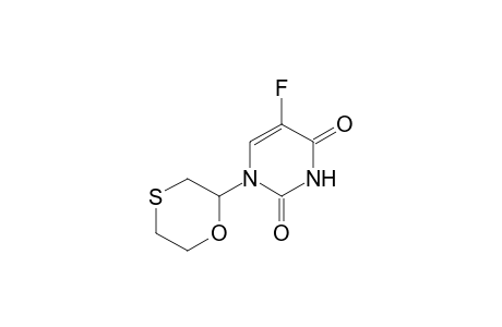 (+/-)-5-fluoro-1-(1,4-oxathiin-2-yl)uracil