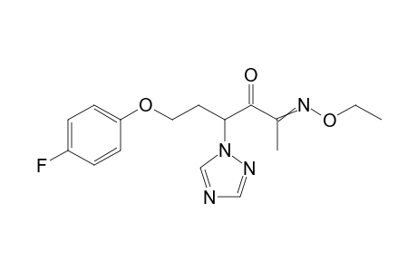 2,3-Hexanedione, 6-(4-fluorophenoxy)-4-(1H-1,2,4-triazol-1-yl)-, 2-(O-ethyloxime)