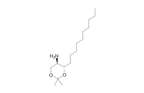 (4S,5R)-4-Decyl-2,2-dimethyl-1,3-dioxan-5-amine