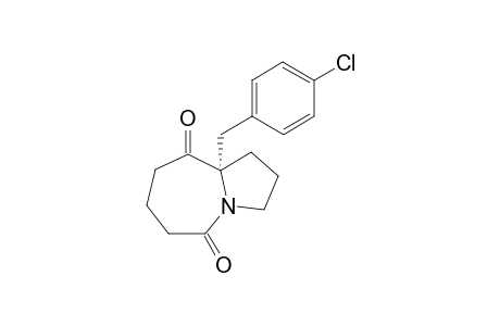 (S)-9a-(4-chlorobenzyl)hexahydro-5H-pyrrolo[1,2-a]azepine-5,9(6H)-dione