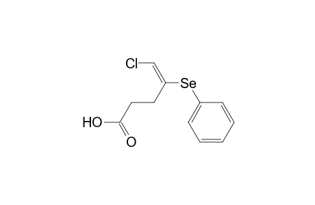 4-Pentenoic acid, 5-chloro-4-(phenylseleno)-, (E)-
